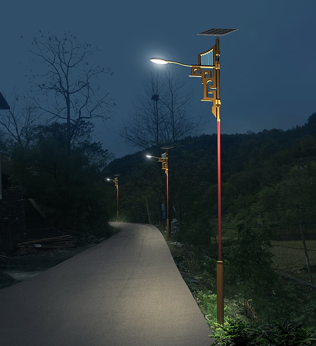 王家坪特色太阳能路灯