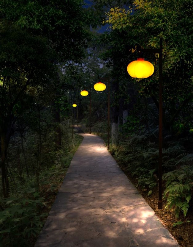 土家村寨多子多福南瓜灯